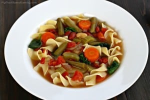 Minestrone Soup is plant-based, easy to make and delicious.