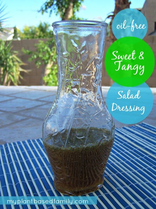 sweet and tangy salad dressing