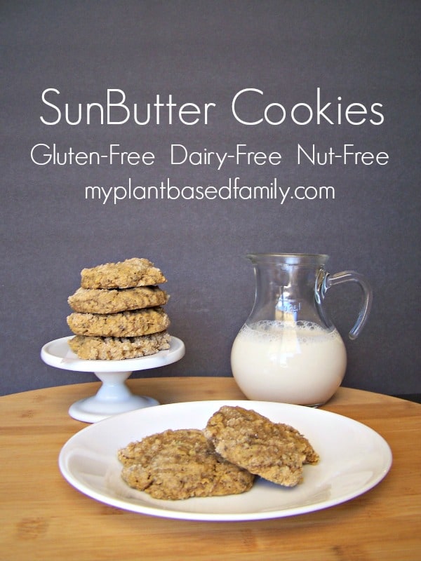 SunButter Cookies that are Vegan, Dairy-Free, Gluten-Free, nut-free