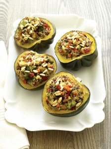 Roasted Stuffed Winter Squash from the Forks Over Knives Plan