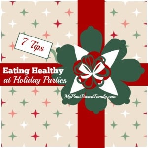 eating healthy at holiday parties
