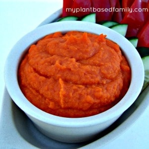 GF Vegan red pepper dip