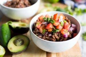 The Instant Pot Mexican Casserole will amaze your family and impress your guests! This should be your go to plant-based recipe for your Instant Pot.