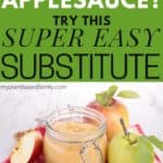 Applesauce Substitute