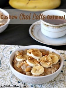 Cashew Chai Latte oatmeal