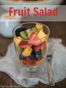 Fruit Salad with Citrus Dressing