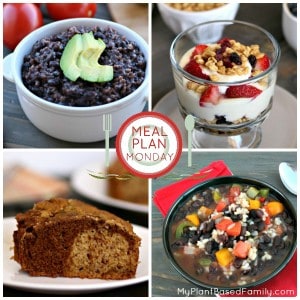 This weekly plant-based meal plan is ready for fall with savory soups and sweet breads.