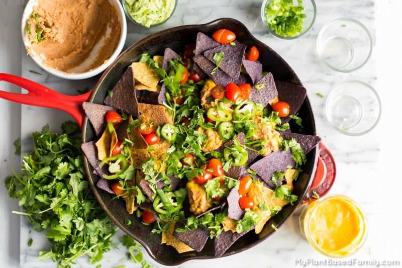 Your whole family will enjoy these healthy, plant-based Nachos!