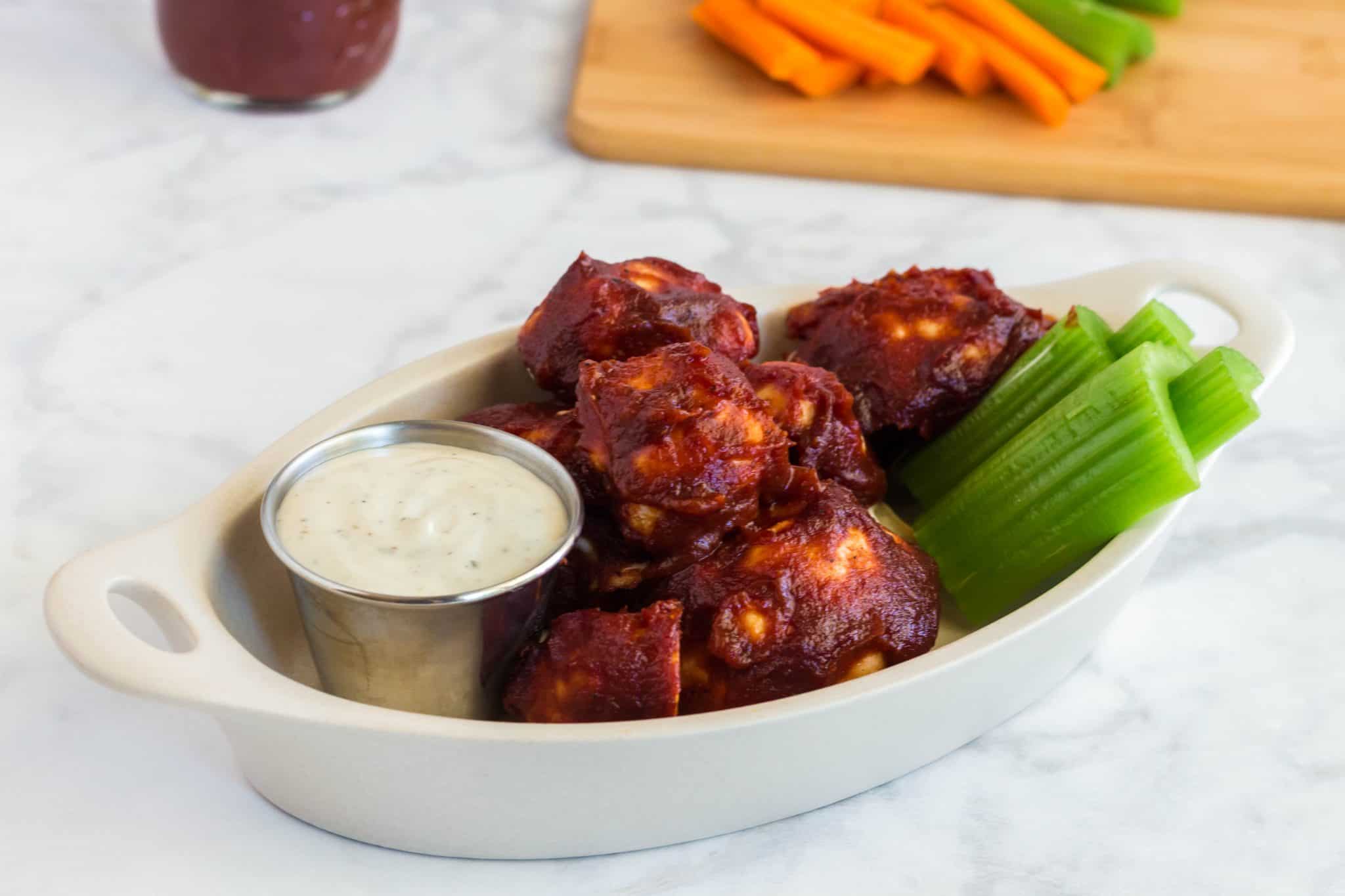 BBQ Cauliflower Bites My PlantBased Family