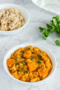Thai Cauliflower and Sweet Potato Curry